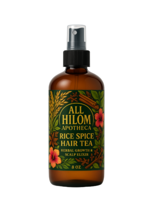 Home all hilom rice spice hair tea – herbal growth & scalp elixir, 8oz.