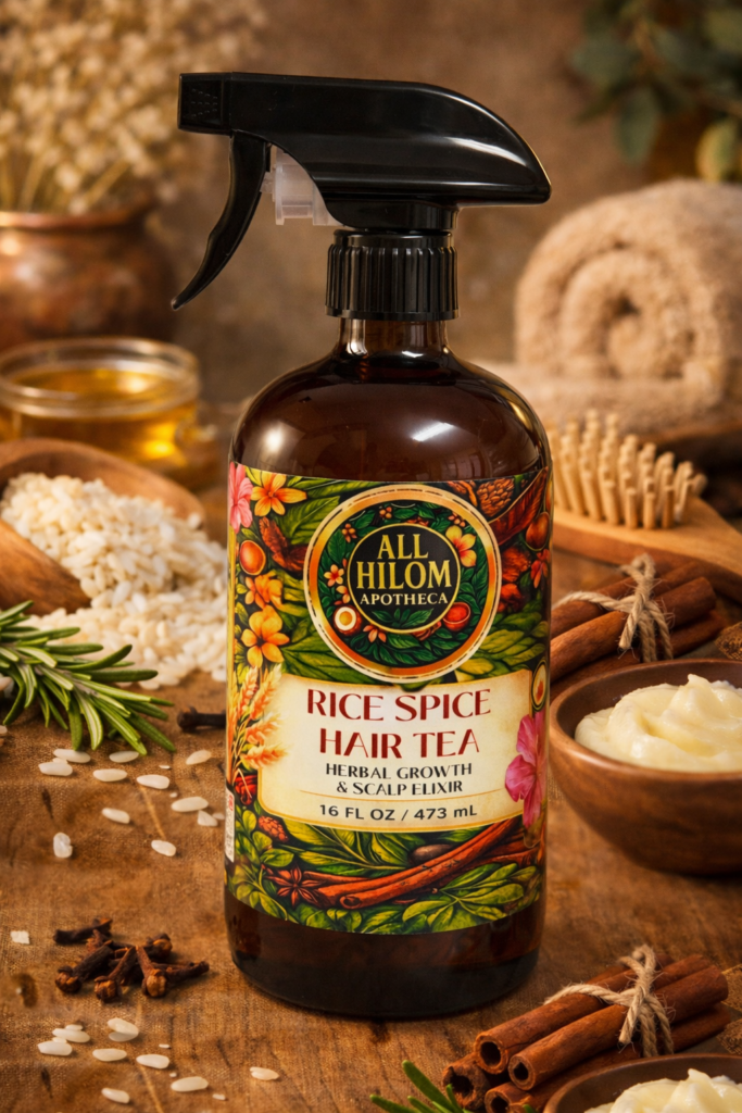 Rice spice hair elixir ingredients