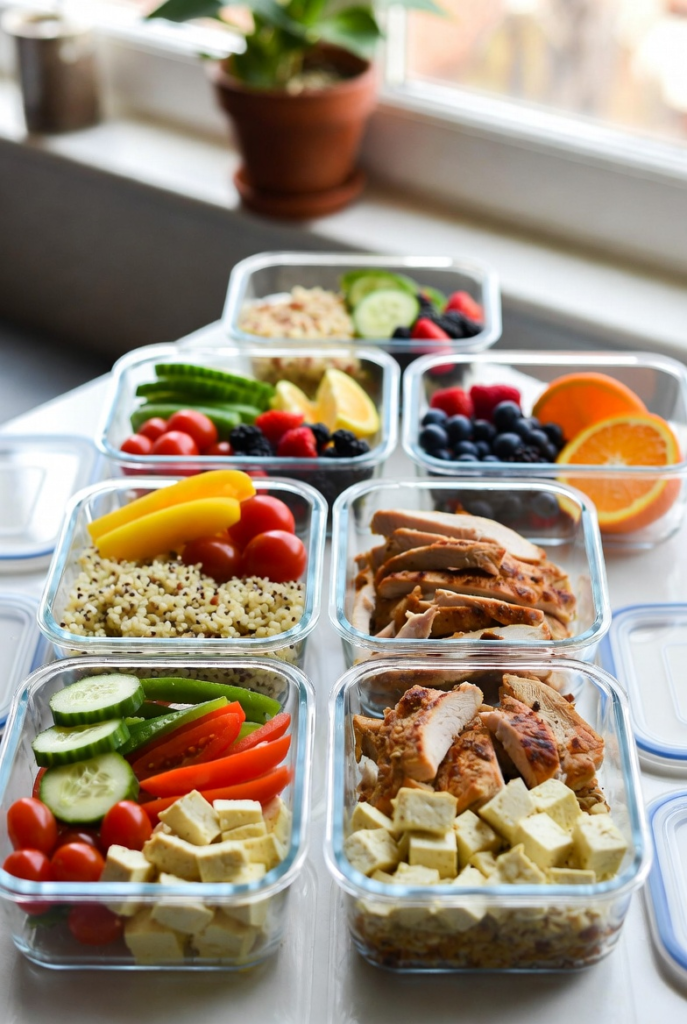 Nutritious meal preparation for mid-year wellness habits