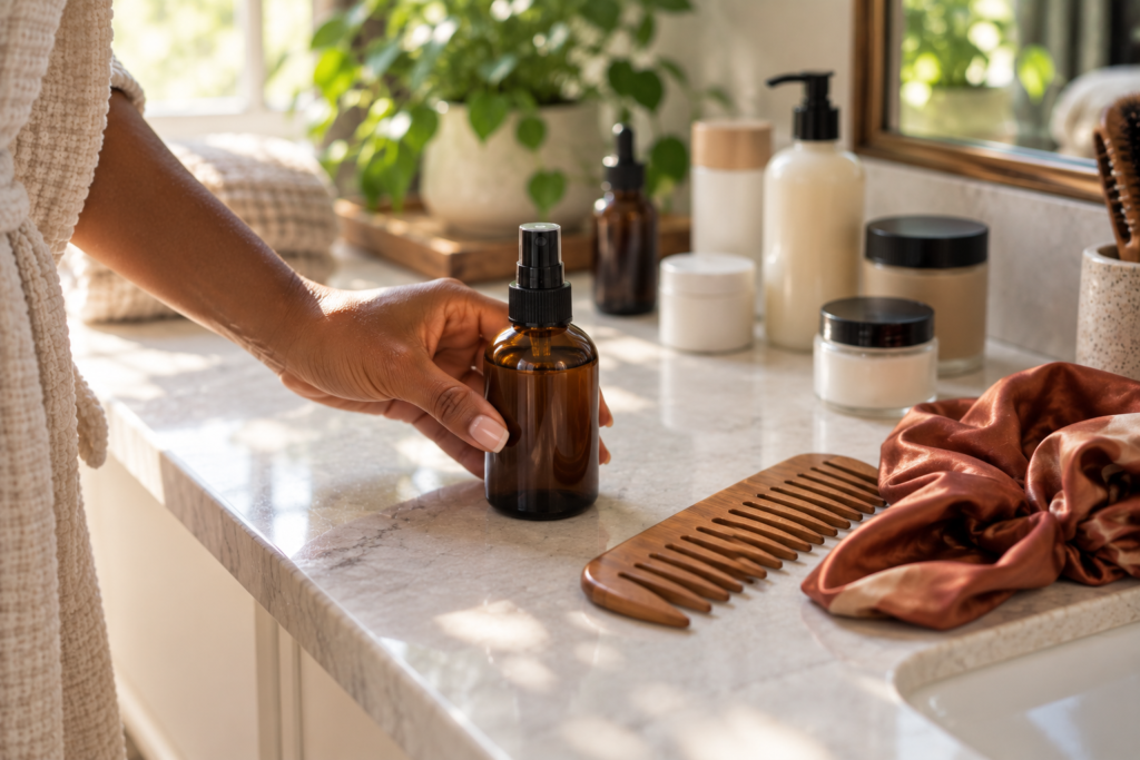 Choosing one purposeful product for a simple natural hair routine
