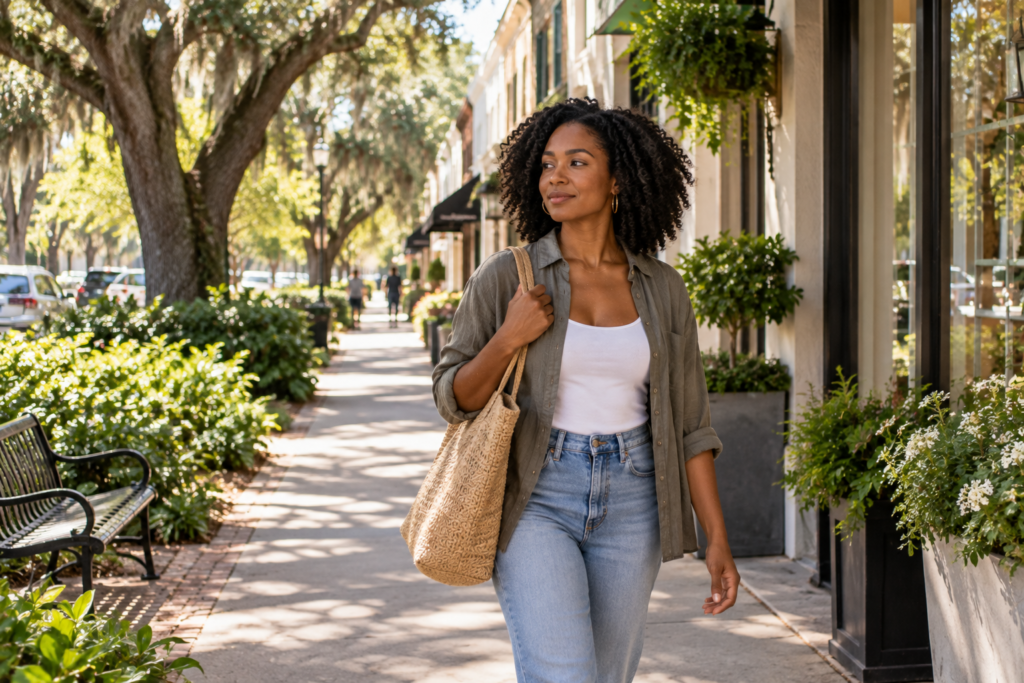 Everyday neighborhood shopping in Charleston South Carolina